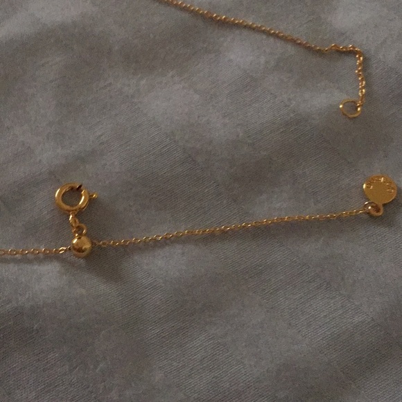 Gorjana Black Onyx Power Necklace on GP chain NWT - Picture 6 of 7